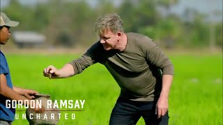 Laos Expedition: Bitten by Giant Insects | Gordon Ramsay: Uncharted