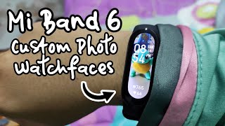 MI BAND 6: Customize Photo Watchface (Mi fit app)