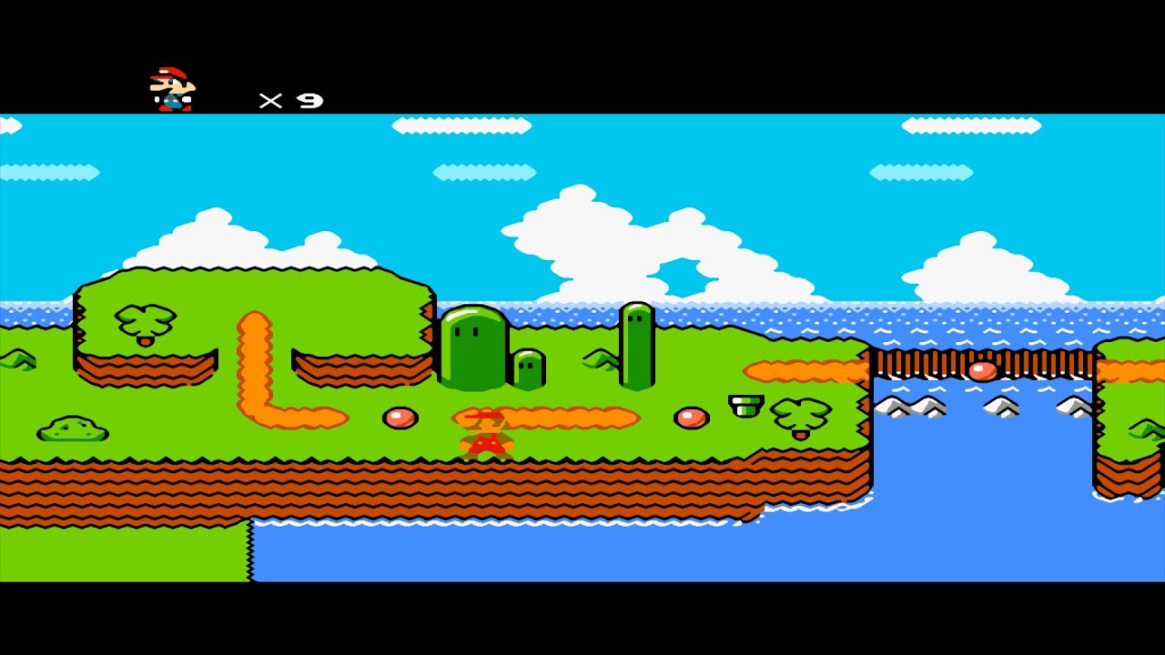 Jugando Super Mario Bros R