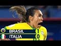 BRASIL 1 x 0 ITALIA | MELHORES MOMENTOS | 1080p60 | Copa do Mundo Feminina 2019