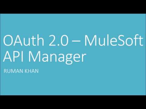 OAuth2 - MuleSoft API Manager