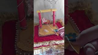 Janmastmi special craft jhula for gopal   home decorations idea 2022 video