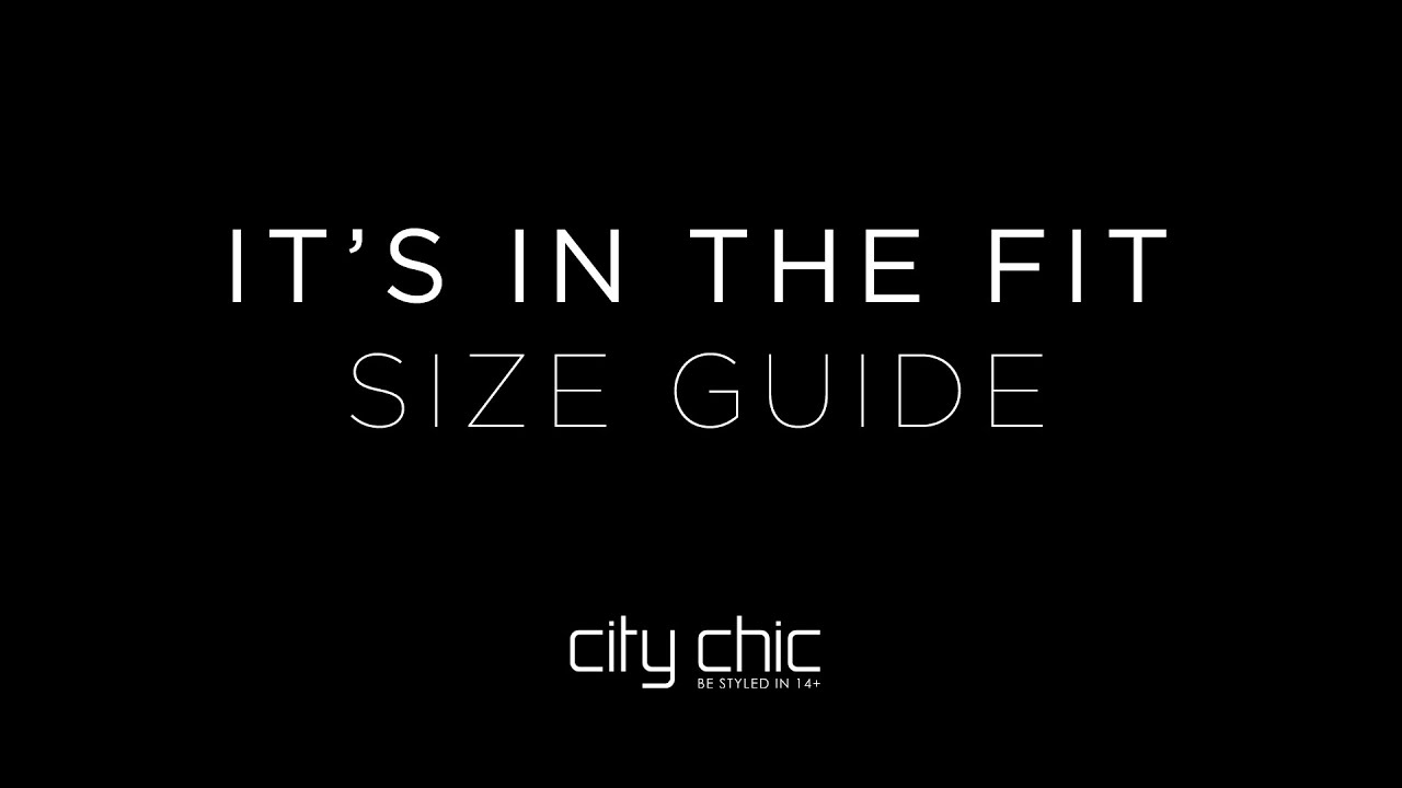 Big City Chic Size Chart