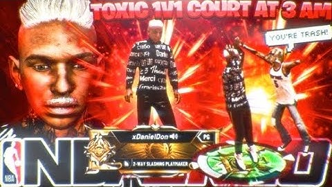 Playing The TOXIC Stage 1v1 Court at 3AM On a 85 Overall LEGEND BUILD...(Gone Wrong) ON NBA2K20!🤯