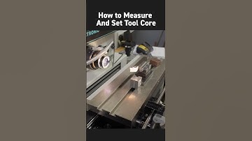 Measuring & Setting Tool Core on a Swiss Lathe #cnclathe #machineshop #manufacturing #cncsystems