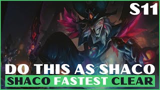 SHACO JUNGLE CLEAR YOU SHOULD USE