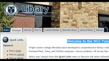 Introduction to WCC Library Website
