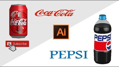 How to Make 3D Cola Can and Pepsi bottle .. in Illustrator