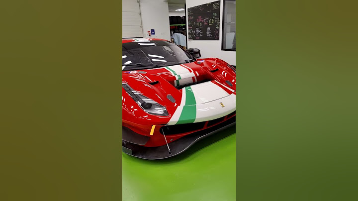 Ferrari 488 GT3 Racecar