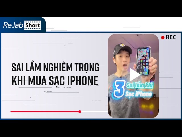 Sai lầm NGHIÊM TRỌNG khi mua sạc iPhone, anh em lưu ý nhé! #Shorts