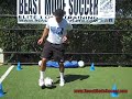 Soccer footwork 600 touches in 6 minutes  beast mode soccer