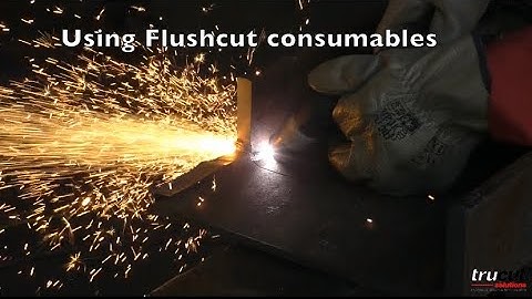 Flush Cutting vs Drag Cutting with Powermax Plasma System #shorts