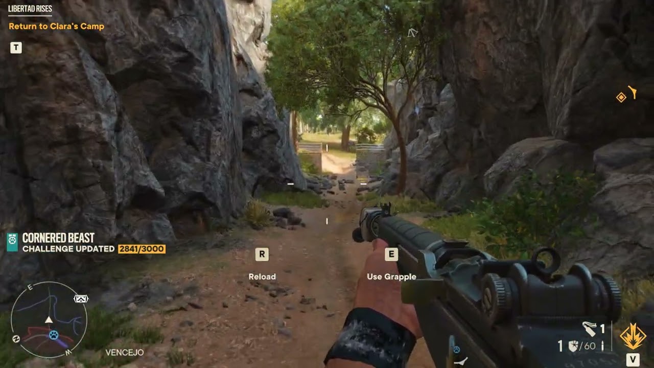 FARCRY6GUERRILLA / TOCOLORO RIDGE / FND MUNITIONS STORAGE OBS TOWER / GATE LOCK: SHOT / MAP