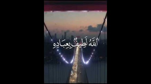 الله لطيف بعباده-حالات واتس اب || قرآن كريم ||
