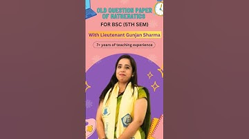 Old Question Paper of Number Theory & Trigonometry for B.Sc(N.M) 5th Sem #mathematics