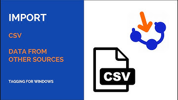 Import Tags - CSV file - Data from other sources [Tagging for Windows - Explorer with Tags]