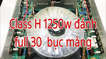 Cục đẩy Sound paul 1250w mạch class H đánh căng đét cặp loa 30. Giá sập sàn 3.400₫. Lh: 0947978866