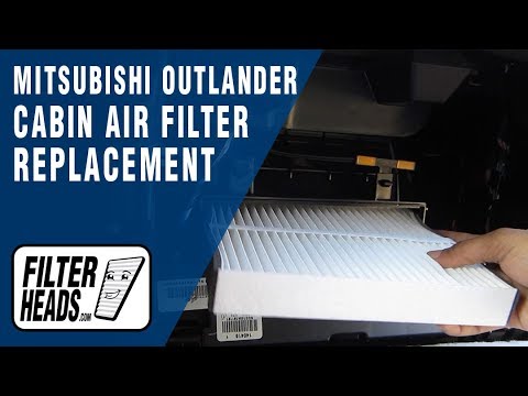 How to Replace Cabin Air Filter Mitsubishi Outlander