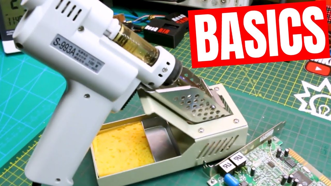 Desoldering Gun Basics in ONE Minute YouTube