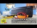 How to Fix a Keyboard (Circuit Board Trace Repair, Multimeter Tutorial, Conductive Paint)