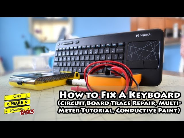 Logitech K750 keyboard charging circuit diagram multimeter testing