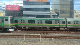 JR 京浜東北線快速 E233 秋葉原-上野行車片段 2026 ver