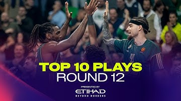Top 10 Plays | MILLIMETER-PERFECT PASSES | ROUND 12 | EuroLeague Basketball 2025-26