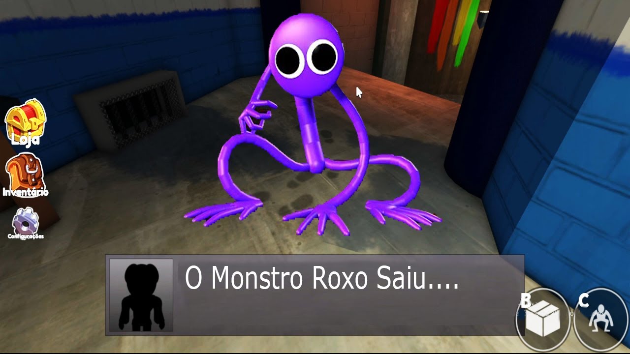 COMO DESENHAR o PURPLE JUMPSCARE do ROBLOX RAINBOW FRIENDS