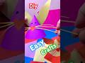 Cute Paper Bunny Craft 🐰 | Easy DIY Paper Craft for Beginners ✂️ #diy #craft #shorts #art