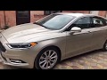 Ford Fusion  2017  видео от подписчика.