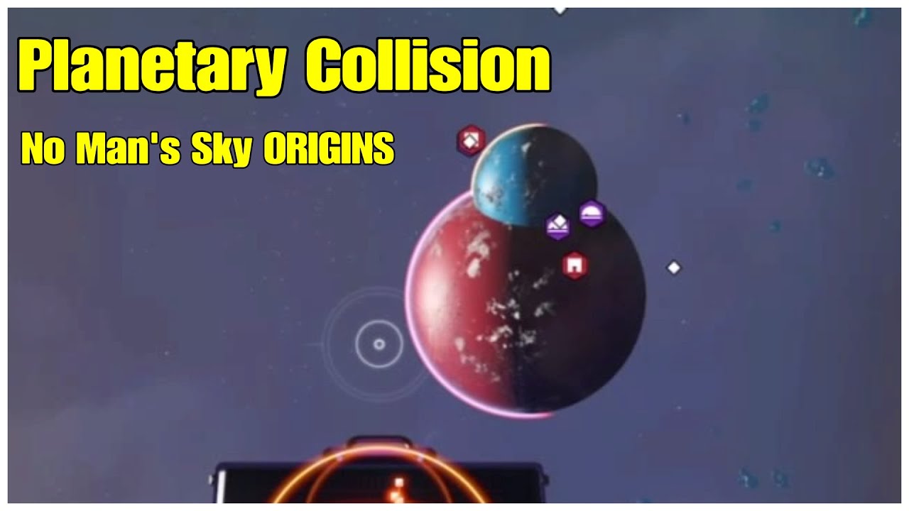 Planetary Collision No Man's Sky Origins - YouTube