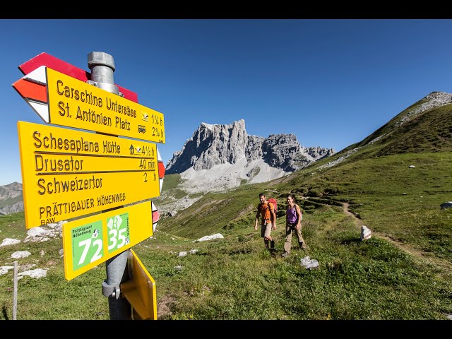 Watch 72 Prättigauer Höhenweg: in 4 Tagen von Klosters in die Bündner Herrschaft on YouTube.