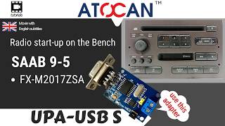 "Radio Code" on the FX-M2017ZSA - SAAB 9-5 by UPA-USB S