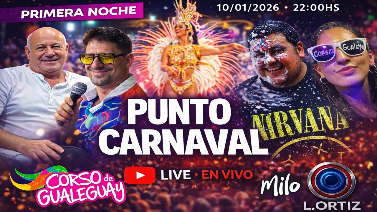 🎭 Corso de Gualeguay EN VIVO | Noche 1 – Punto Carnaval  2026