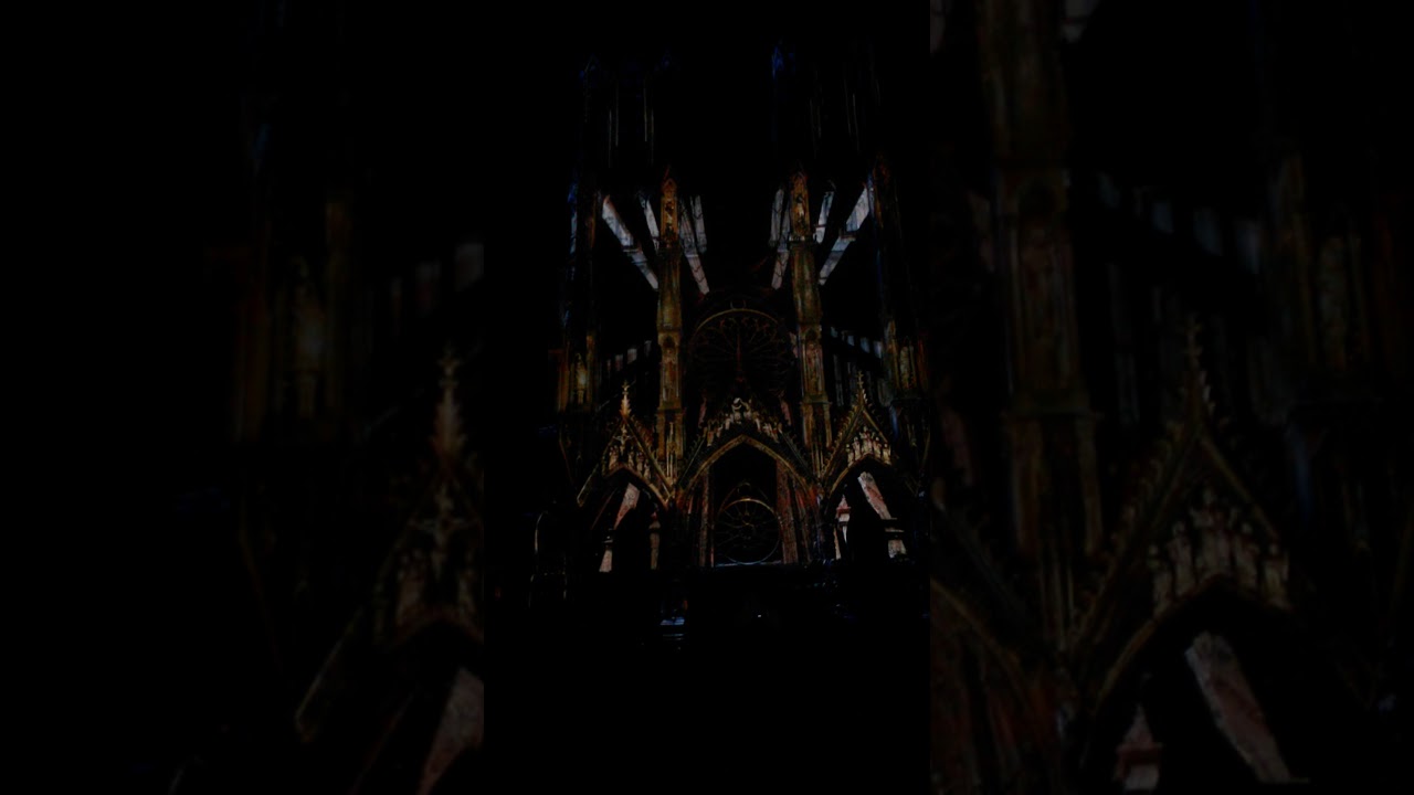 Kathedrale von Reims - Lichtshow 2019 Lightshow Spéctacle son et lumière camera iphone 8 plus apk