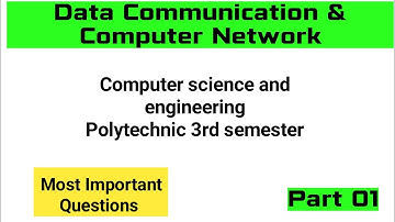 DCCN MOST IMPORTANT QUESTION || Data communication & computer network most important question