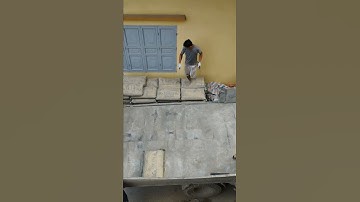 Cách xếp bao xi măng nặng 50Kg #cuocsong #xaydung