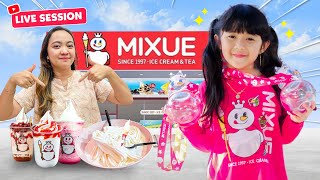 🔴 LIVE SAMANTHA 1 JAM BORONG ICE CREAM MIXUE !!