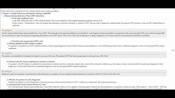 ICD10 Guidelines for Coding HIV and AIDS
