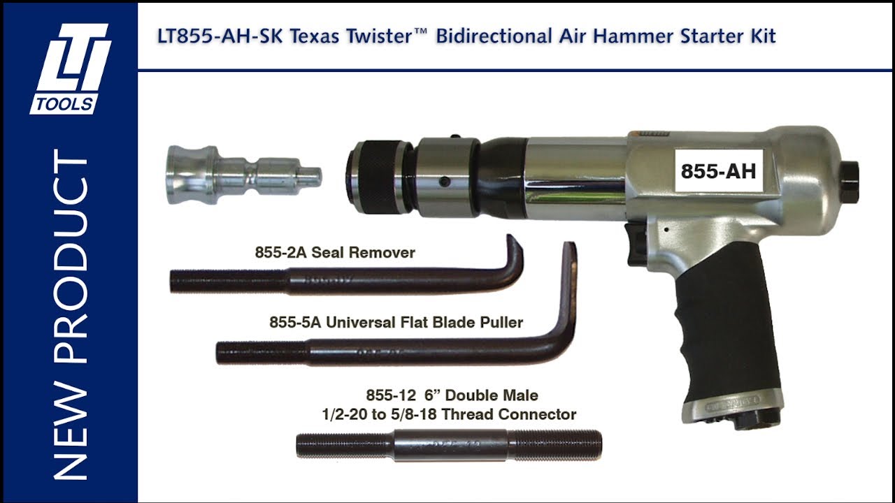 Lock Technology 855A Texas Twister Air Hammerpulling Kit In Case