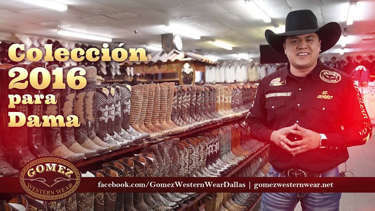 Gomez Western Wear Dallas - Colección de Botas para Damas 2016. - YouTube