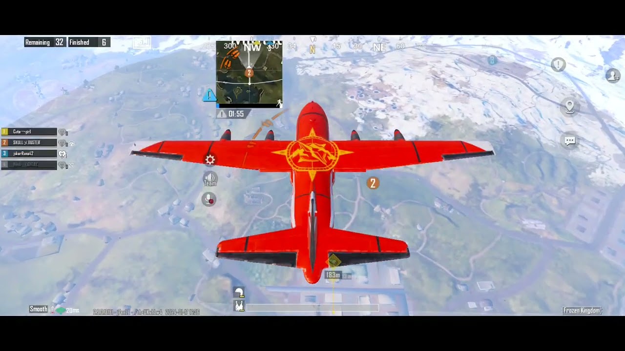 Squad Gameplay || BGMI || Livik ||  Red Wings || Skull Buster