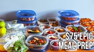 FitMenCook $75 Epic Meal Prep: Bodybuilding Budget / Prep de Comida de $75 screenshot 5