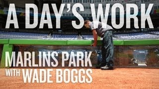 A Day's Work with Wade Boggs  Marlins Park