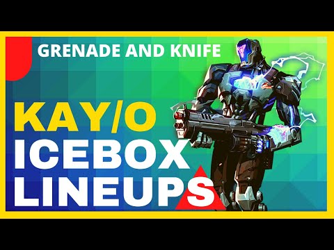 KayO Grenade and Knife Lineup in Map Icebox on Valorant