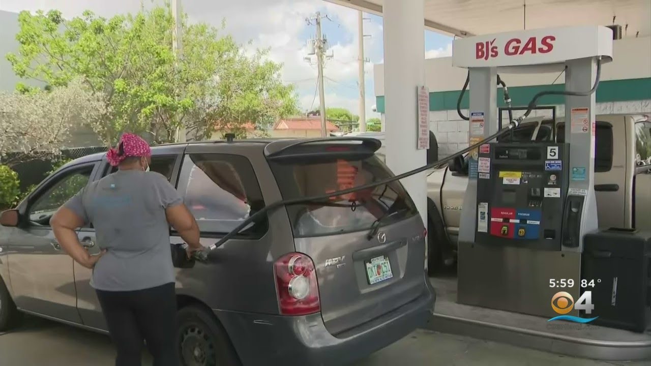 Some South Florida Gas Stations Swamped As People Panic Buy Over Pipeline Shutdown