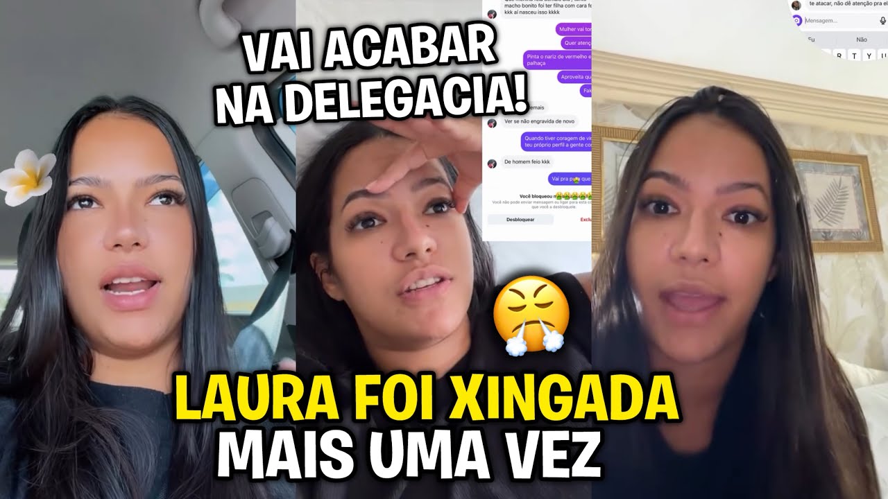 BIA CHAGAS AMEAÇA IR NA DELEGACIA+ LAURA FOI XINGADA DE NOVO+ VIAGEM