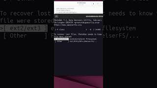 Einen Blick auf Datenrettungstools für Linux-Betriebssysteme #shorts #short #shortvideo #shortsvideo