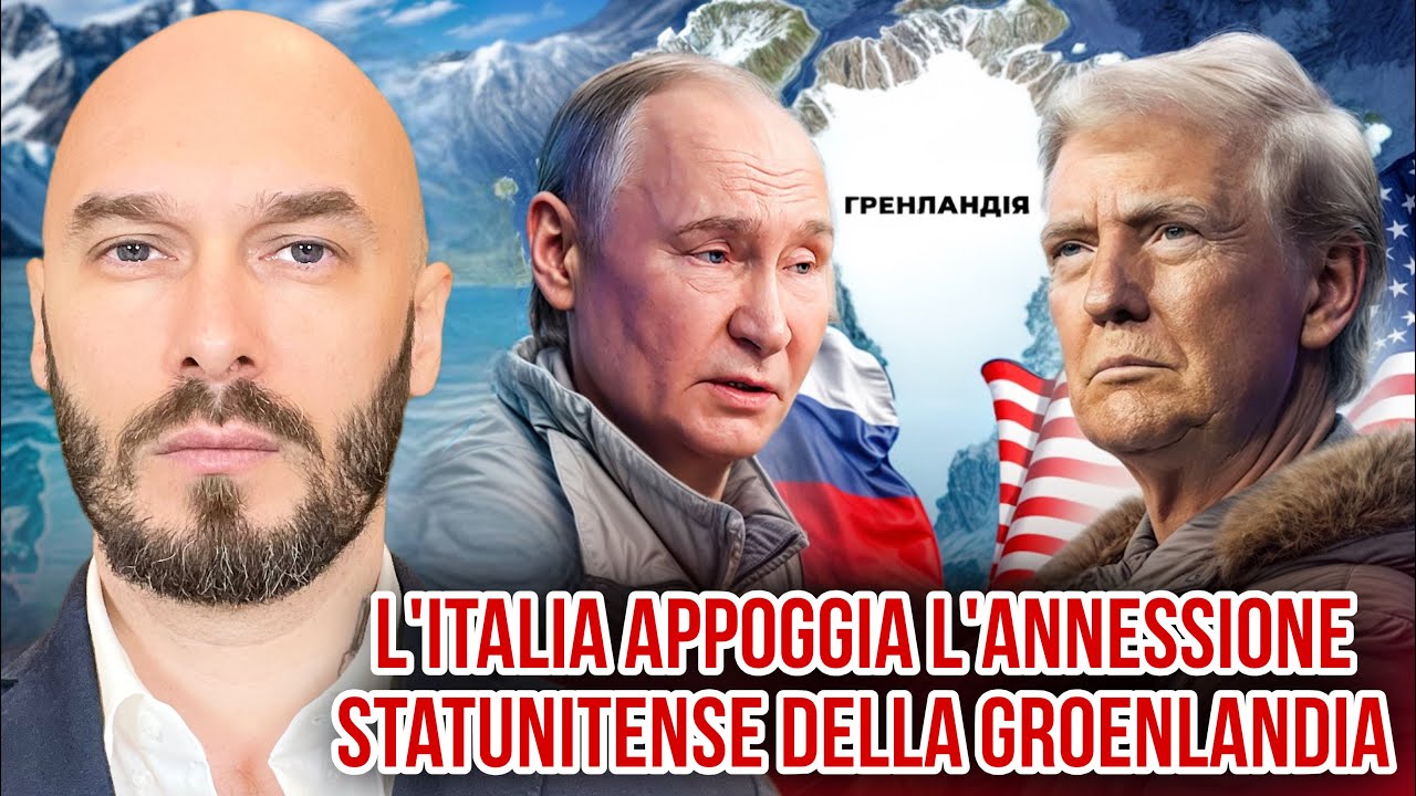L’ITALIA APPOGGIA L’ANNESSIONE STATUNITENSE DELLA GROENLANDIA.