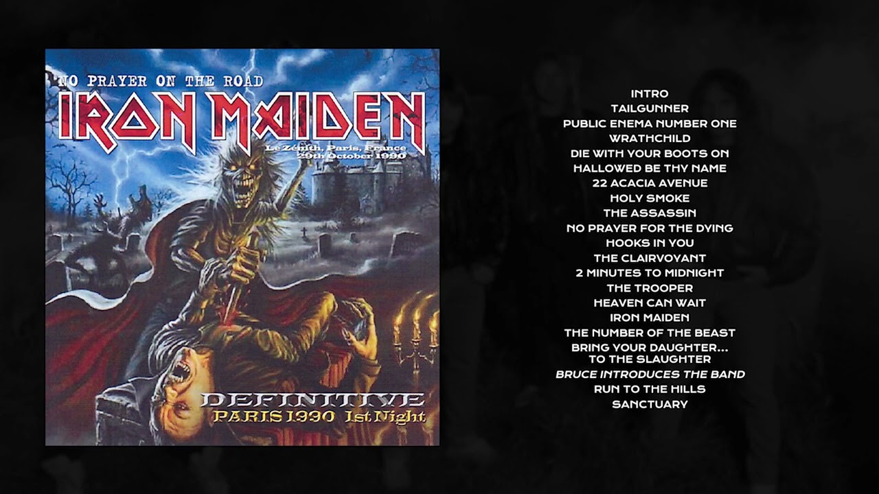 Iron Maiden - Le Zénith, Paris (29.10.1990 - First Night) • FULL